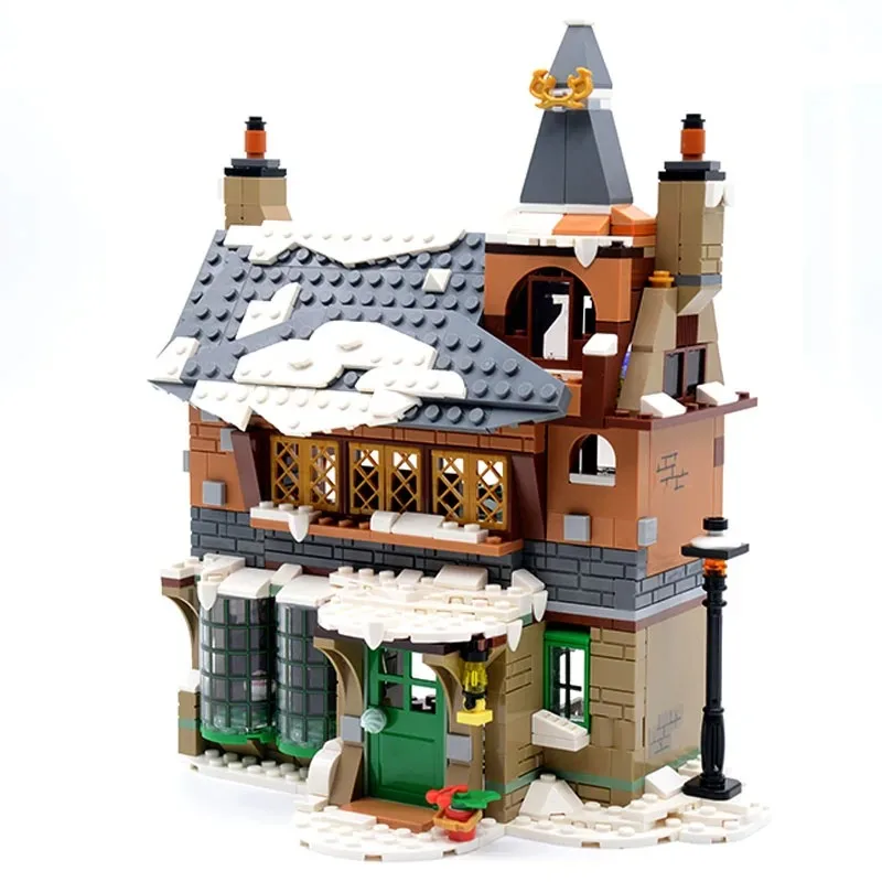 MOC-85564 Movie Magic Castle 76388 Village Visit Building Blocks Model Building Hogsmeade Bricks Toys Christmas Gift