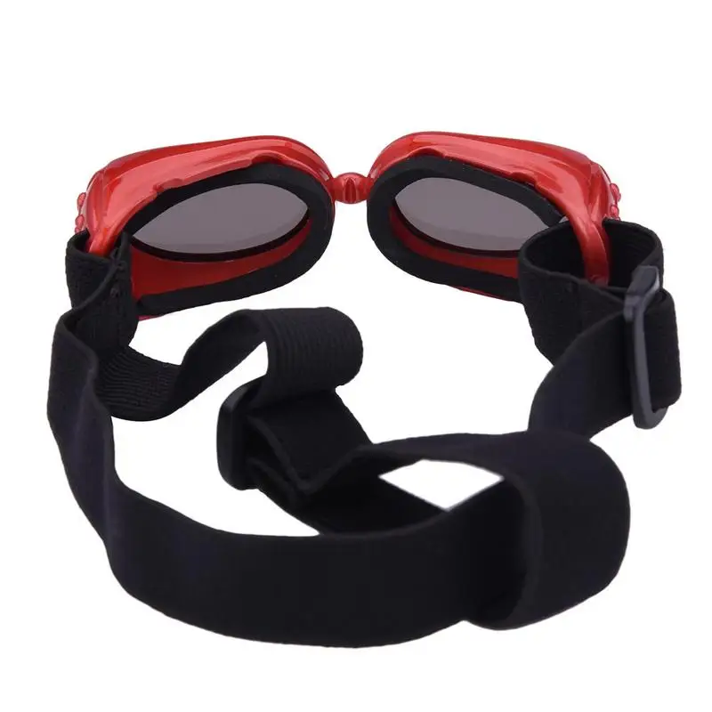 Small Dog Sunglasses Ith Deep Eye Cup Waterproof UV Protection Dog Cat Sun Glasses With Adjustable Strap Goggles Pet Supplies