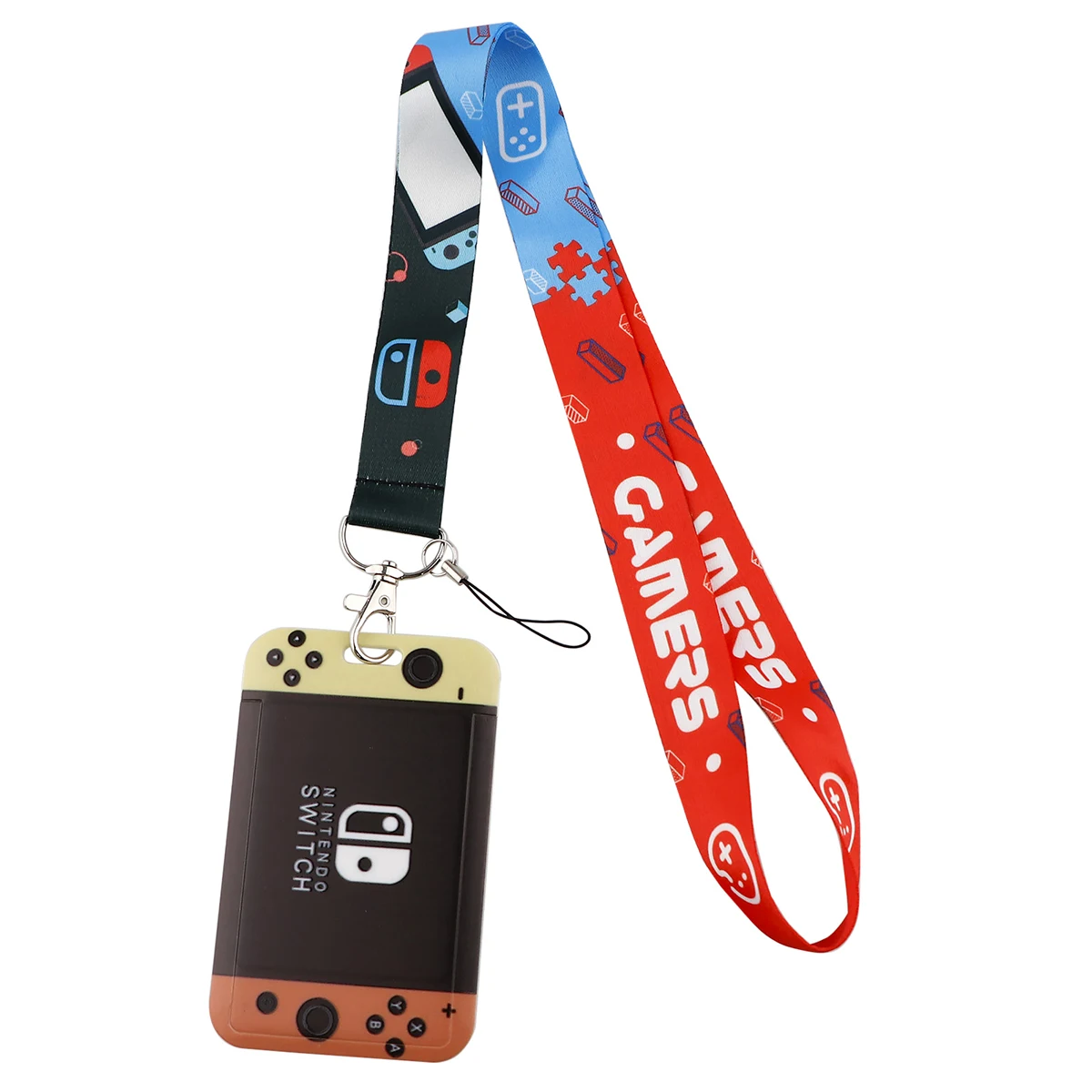 Classic Games Cute Cartoon Icons Lanyards for Key ID Card Gym Cell Phone Strap USB Badge Holder Rope Cute Key Chain