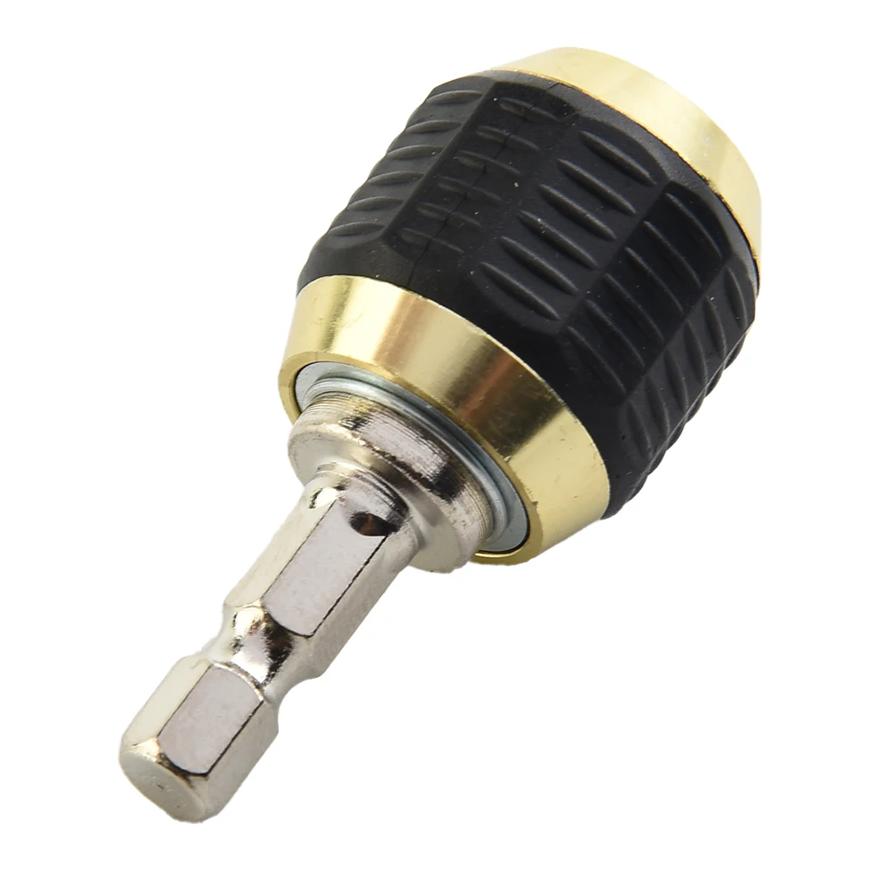 2pcs Hex Shank 60mm Keyless Drill Chuck Driver Quick Change Convertor Adapter For Clamping On Electric Drill Chucks Parts