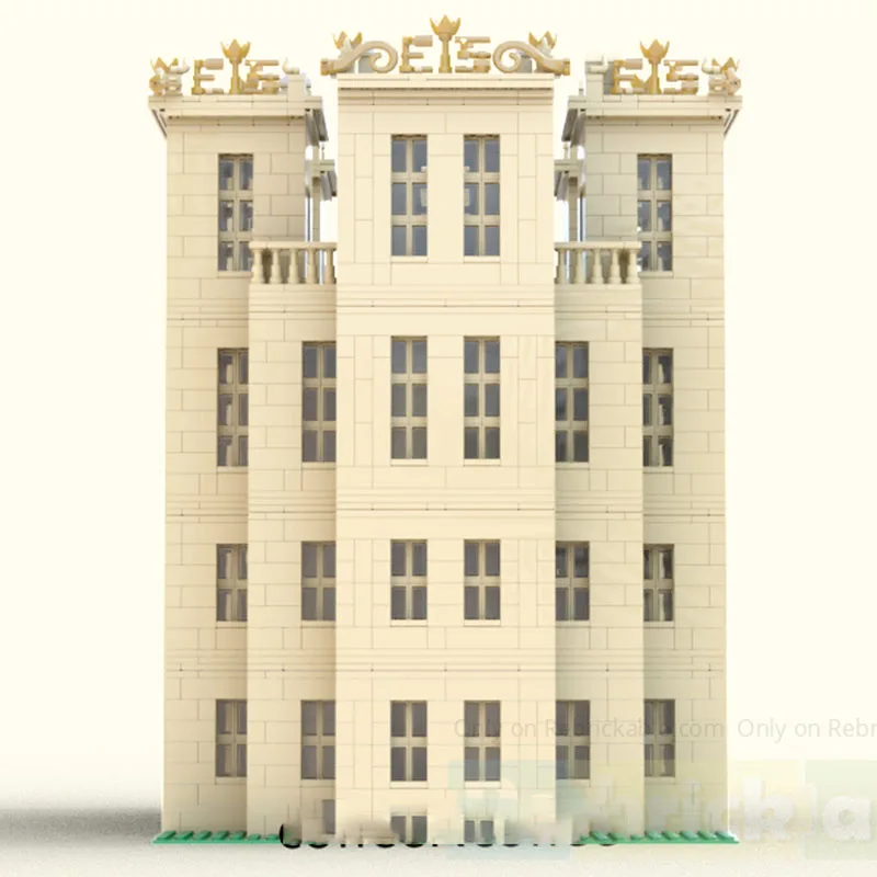 Cidade rua vista moc blocos de construção arquitetura modelo hardwick tecnologia blocos de construção diy brinquedos festival presente conjunto montagem