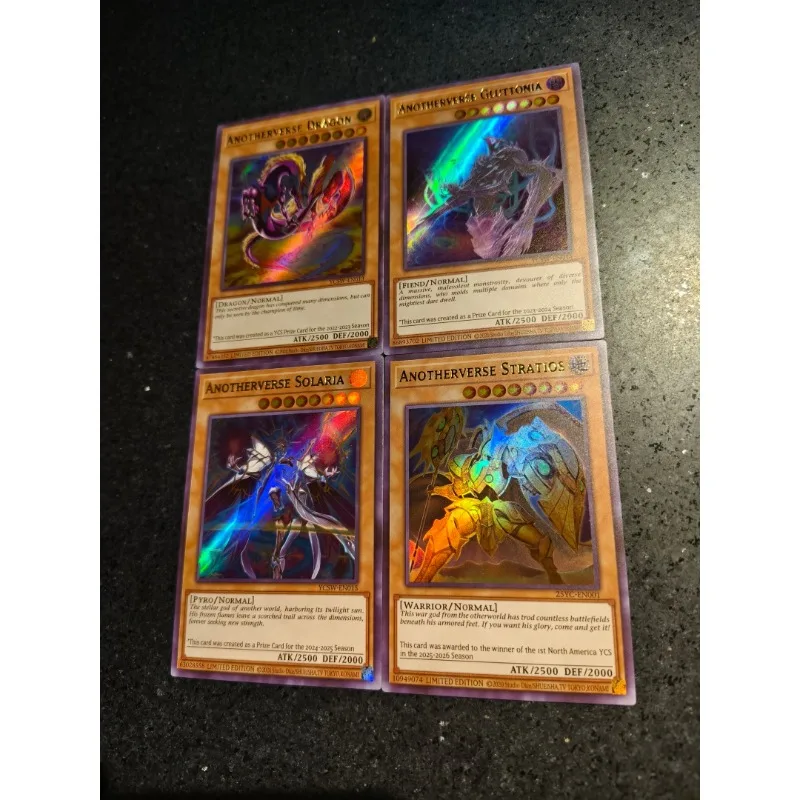يو غي أوه! YCS سلسلة 2025 أنوثرفيرس التنين/أنوثرفيرس سولاريا لتقوم بها بنفسك لعبة جمع بطاقة أنوثيرس ستراتيوز لعبة بطاقة فلاش