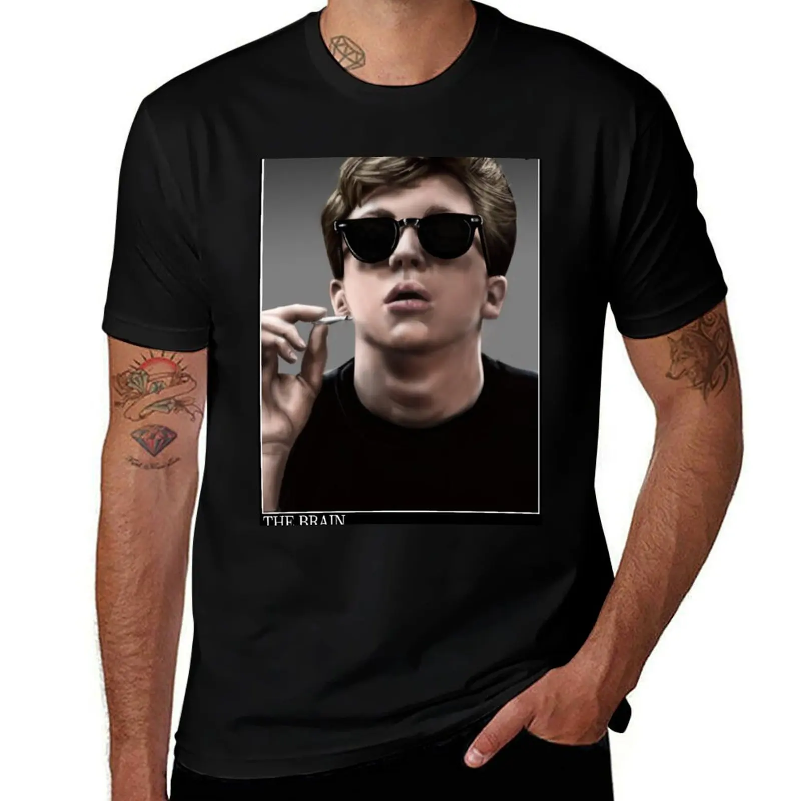 

The Brain T-Shirt quick drying heavyweights vintage clothes graphic t shirt vintage mens clothes