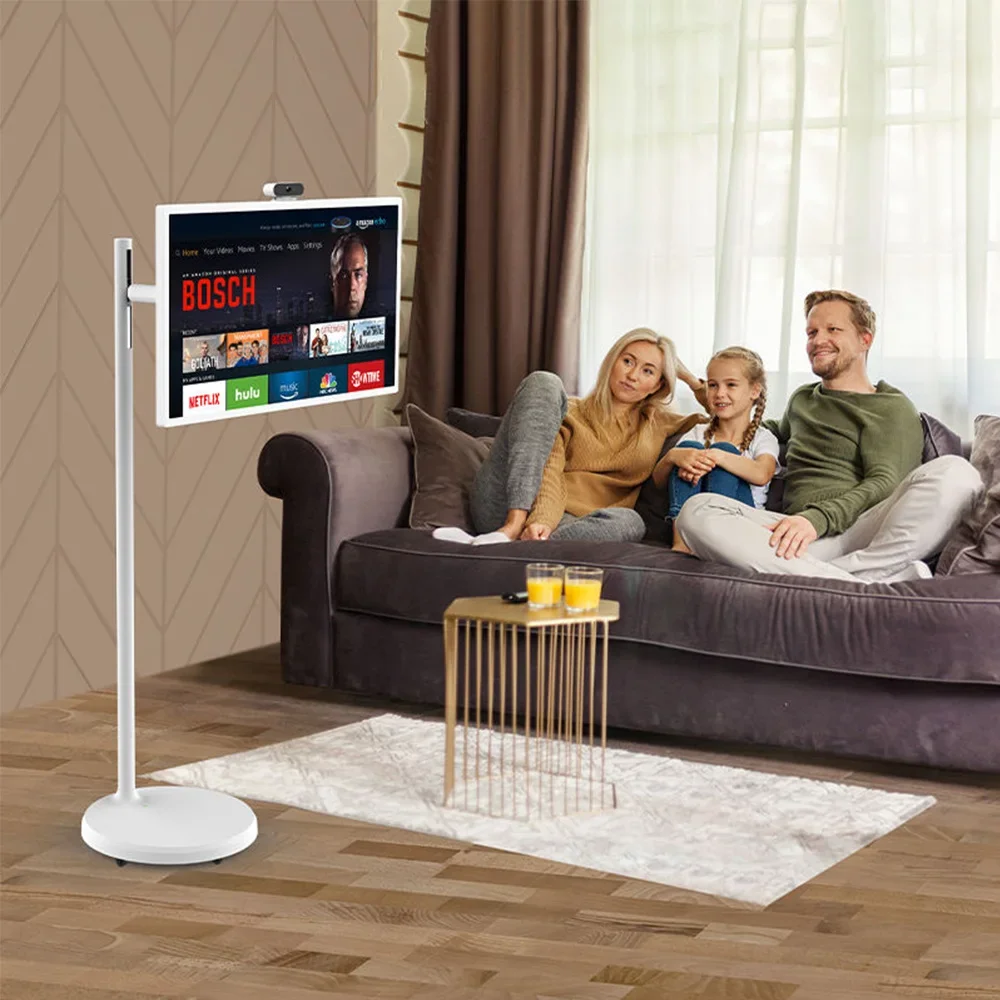 21,5/23,8/27/32/43-calowy bezprzewodowy stojak projekcyjny firmy Smart Tv Stand Mini przenośny telewizor System Android