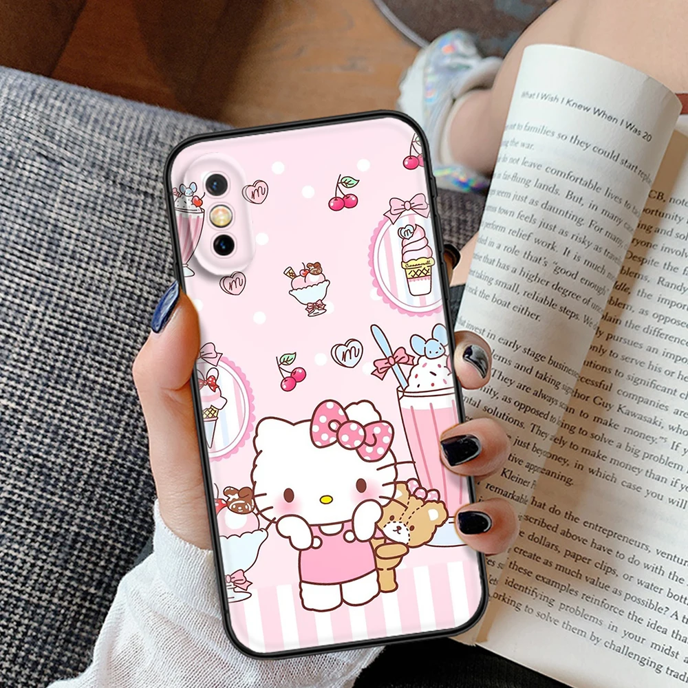 Z149 hello kitty Soft Case for Samsung S9 S10E S10 Lite S20 Ultra S21S S21 Fe S22 S23 S30 Plus Note 10 20 M30S M21 M31 M51