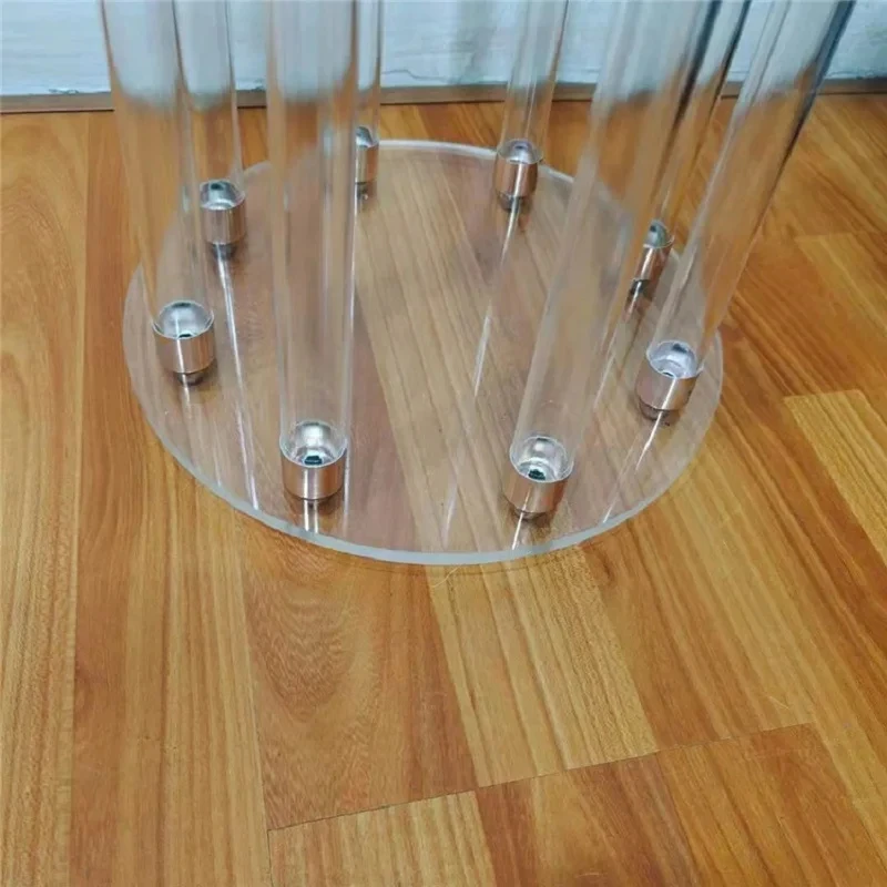 Centre de table en acrylique pour tables, 95 cm de haut, bougeoir Centre de table en acrylique pour tables, 95 cm de haut, bougeoir