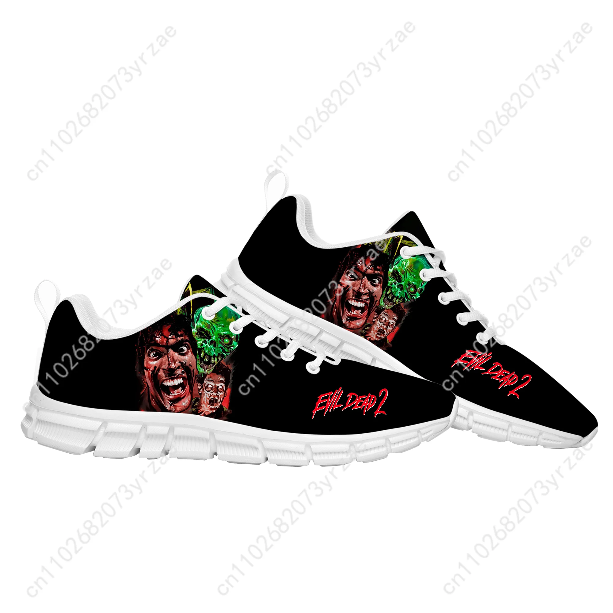 Evil Dead II Tênis Homens Mulheres Adolescente Sapatos Esportivos Personalizados de Alta Qualidade Personalizado Padrão Casual Impressão Sapatos Personalizados