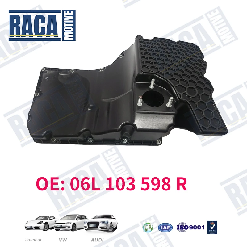 For Audi A4 B9 2.0,A6 C8 2020-,A7 2019-,Q5 2021-,Q7 2.0T 2015-,VW Touareg 2.0T 2018- Lower Oil Pan 06L103598R 06L103598S