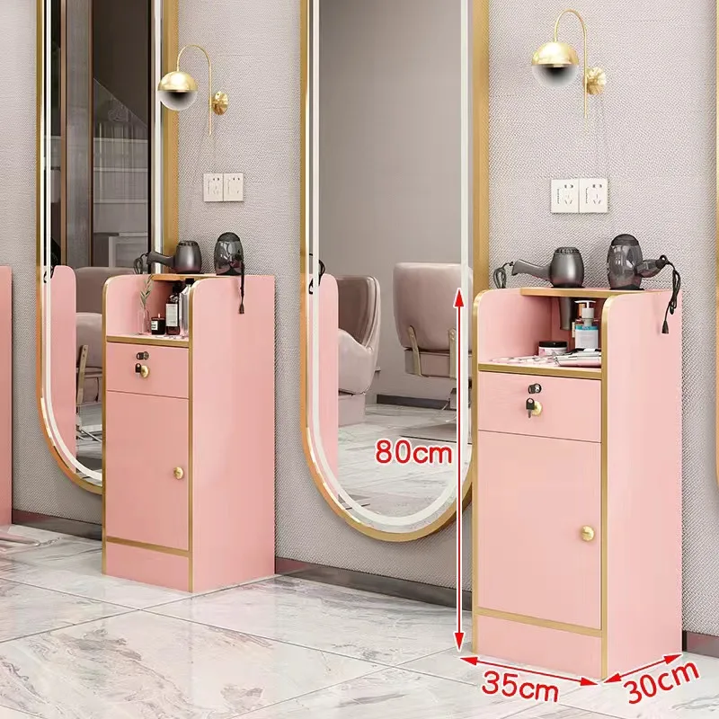 New barber shop tool cabinet installation-free hair salon special hair salon rack tool cart hair cabinet wholesale