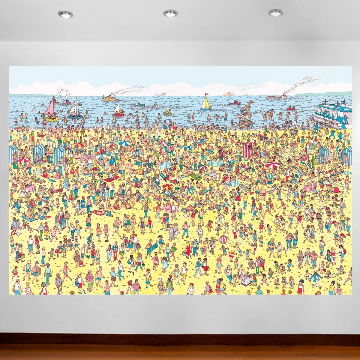 Where's Waldo? Poster Anime Poster Canvas Poster Children's Room Wall Art Painting Bedroom Wall Decor Living Room Wall Stickers