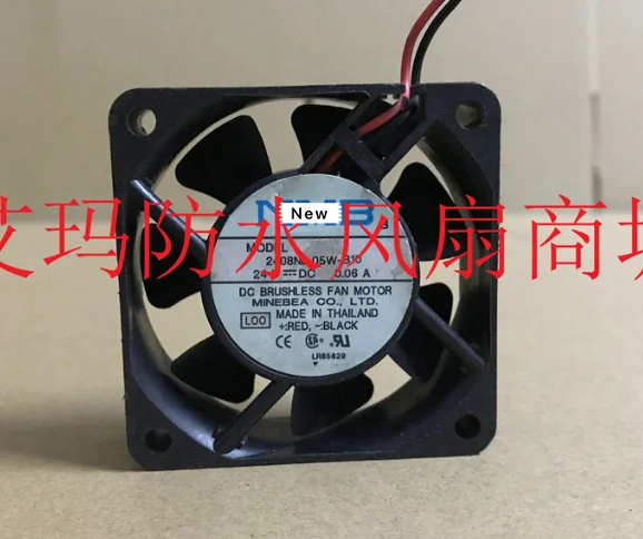 

For NMB-MAT 2408NL-05W-B10 L00 DC 24V 0.06A 2-Wire 60X60X20mm Server Cooling Fan