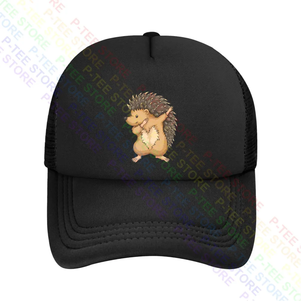 Hedgehog Dabbing Animal Baseball Cap Snapback Caps Knitted Bucket Hat