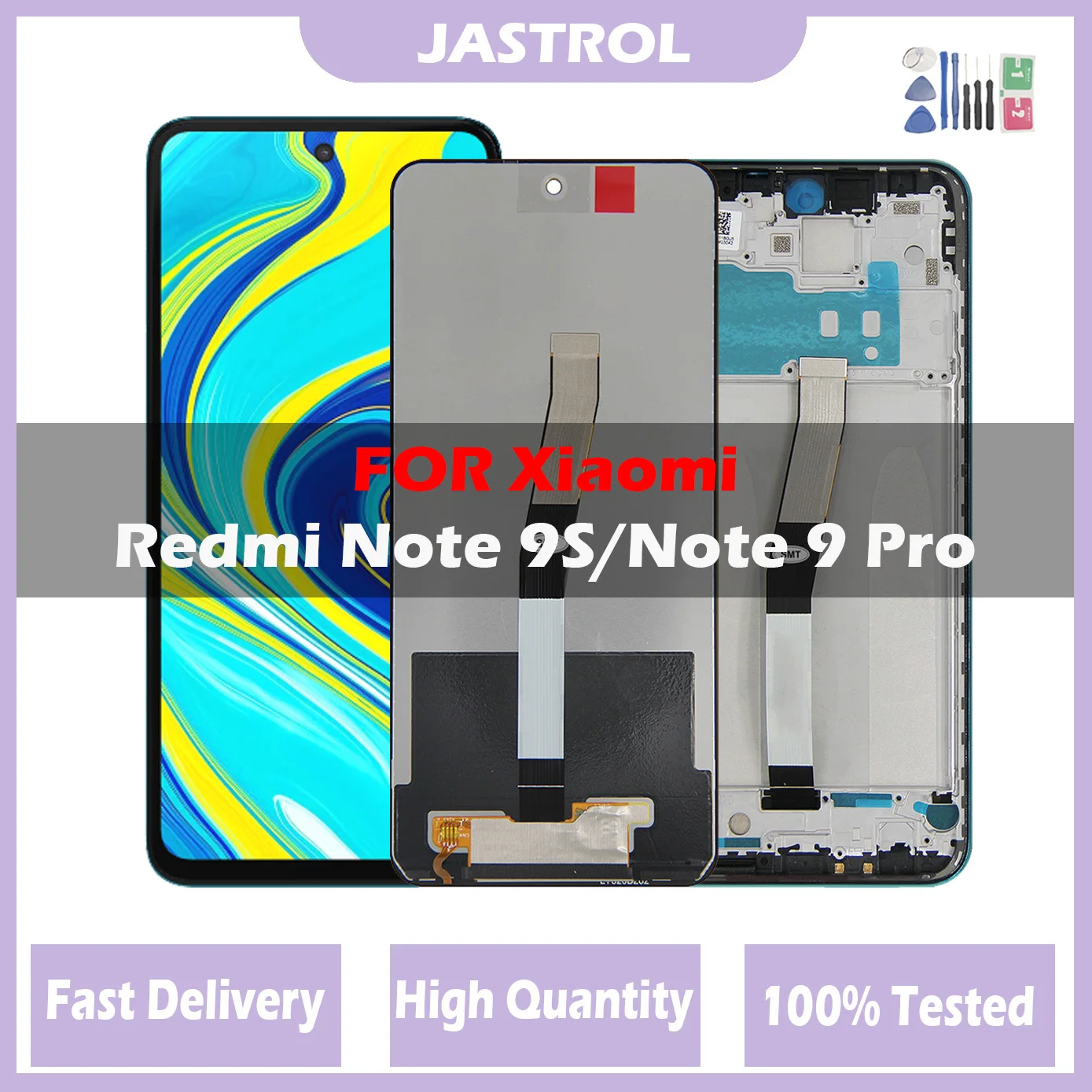 

Original LCD For Redmi Note 9S Display Screen Xiaomi Redmi Note 9 Pro Note9 Pro M2003J6B2G LCD Touch Screen Digitizer Panel