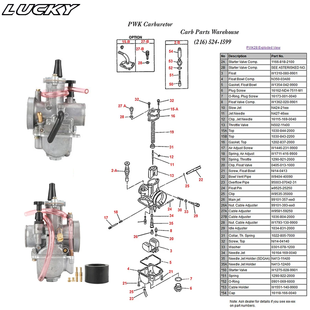 PWK 21 24 26 28 30 32 34mm With Power Jet Carburetor For OKO 2T 4T Motorcycle Carb For Dirt Bike Pit Bike Scooter ATV Quad UTV