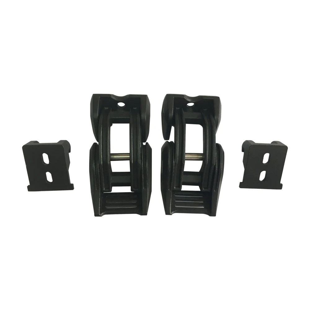 J371 Hood Catch Set Aluminum Latch Locking Hood Catch Kits Accessories For Jeep Wrangler 07+