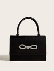 Elegant bowknot Diamond Clutch Crossbody Shape Evening Bag Party Wedding Banquet Handbag For Women Dinner Bag Shoulder Handbags