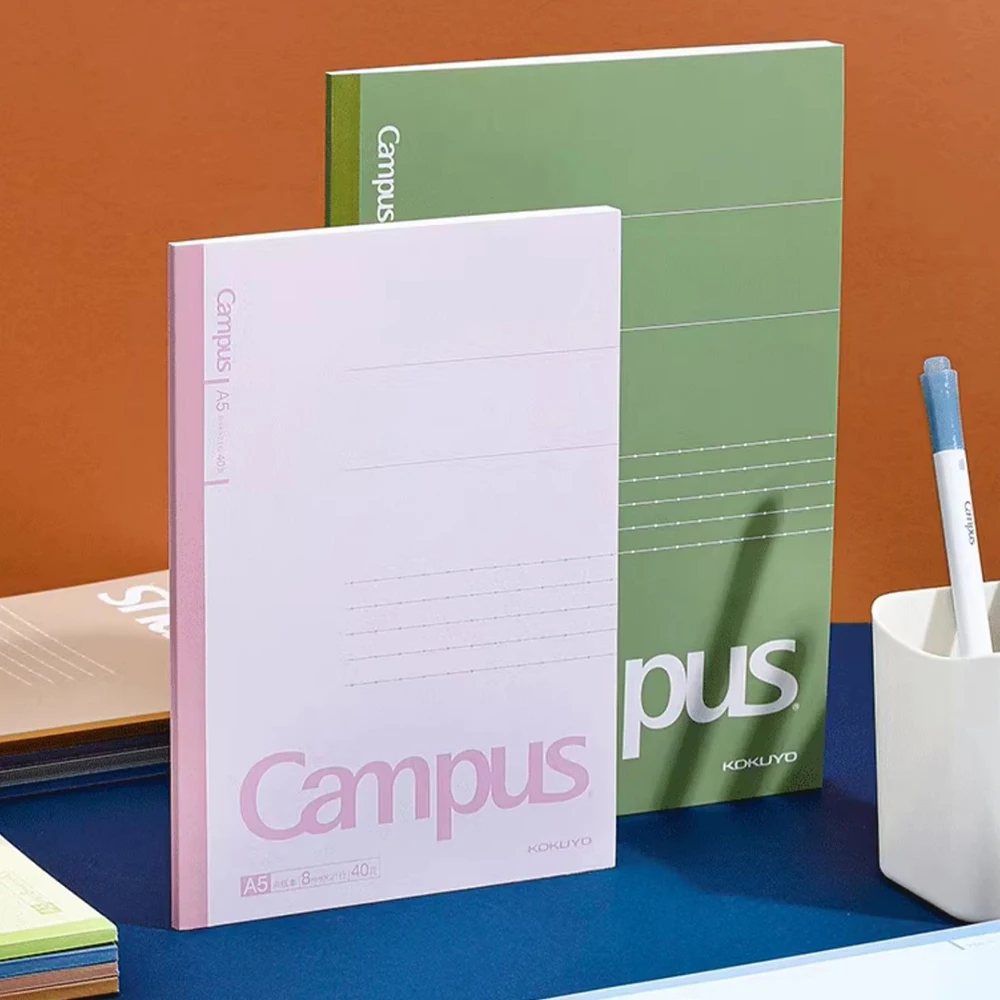 4 szt. Notatniki KOKUYO Campus, bezszwowe, format A5/B5, 40 stron, gruby papier, dziennik dla dzieci, artykuły szkolne i biurowe — zdjęcie produktu 5
