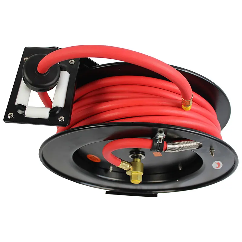 

High Pressure Hose Reel Retractable Metal Steel Water Air High Pressure Washer Hose Reel