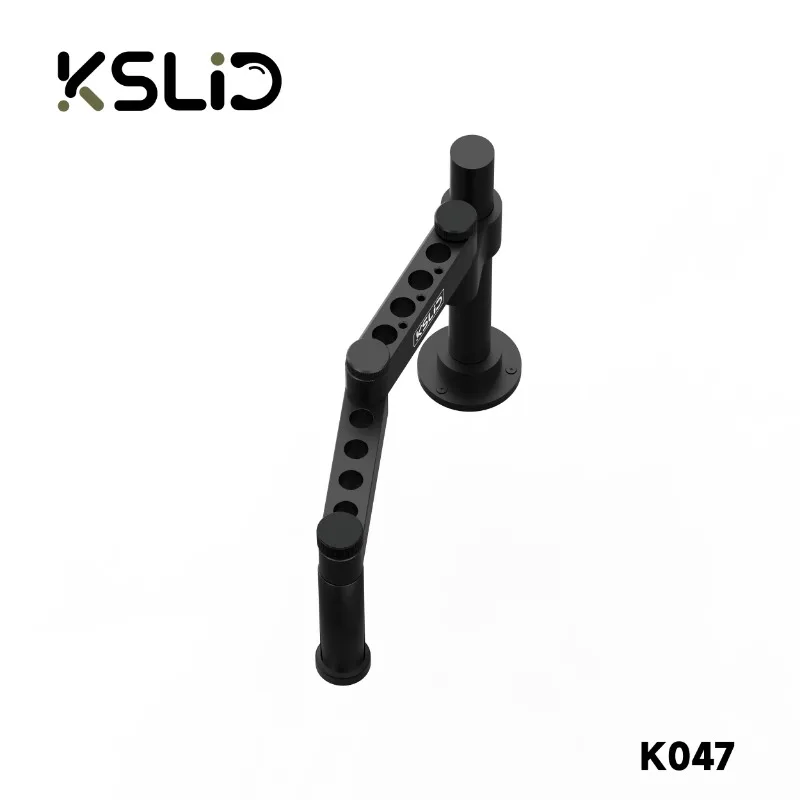 Imagem -03 - Kslid K047 Microscópio Braço Oscilante Metal Universal Telescópico Dobrável 360 ° Suporte de Inspeção de Manutenção de Levantamento Fixo de Braço Único