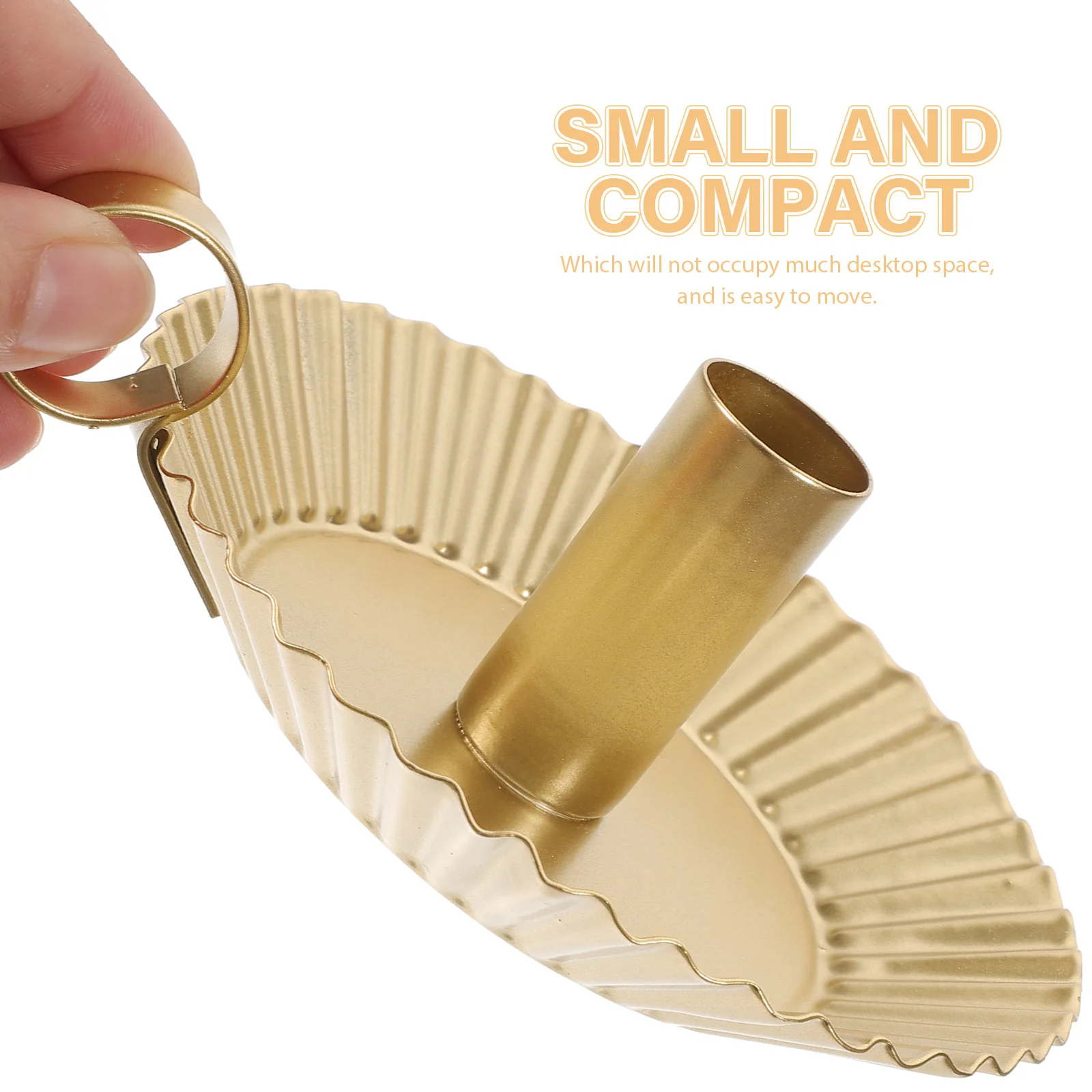 

Holder Base Tray Iron Art Candlestick Desktop Decor Stand For Tea Light Candles Vintage Metal Centerpiece Home