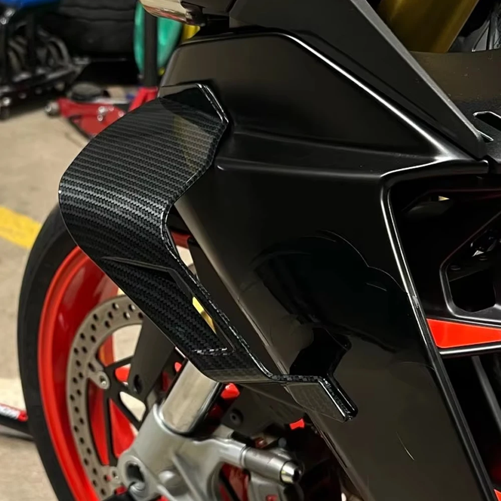 

For Aprilia Tuono V4 1100 2023 2024 Winglet Aerodynamic Downforce Fairing Racing Spoiler Side Wind Deflector Windshield Wing Kit