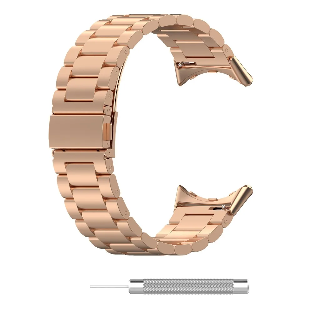 New Metal Stainless Steel Strap Wrist 41/45MM Bracelet Smart Watch Accessories Watchband for Google Pixel Watch 3/2/1