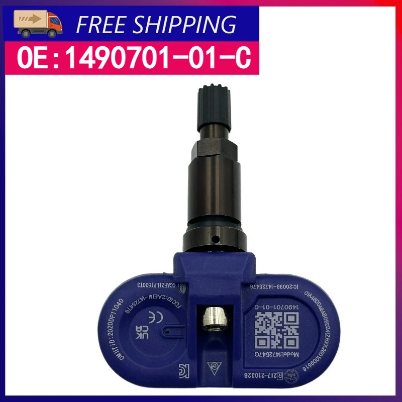 1/4PCS 1490701-01-C Bluetooth Tire Pressure Monitor Sensor For Tesla Model 3 S X Y 1490701-01-B 1490701-01-D TPMS SENSOR