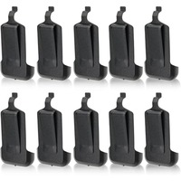 10 Pack Walkie Talkie Belt Clip Compatible with Two Way Radio WLN KD-C1 Retevis RT22 Zastone X6 LUITON LT-316 NKTECH NK-U1