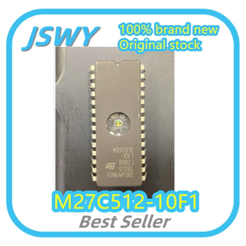 (5/30pcs) M27C512-10F1 M27C512 DIP28 Memory Original Ships Fast!