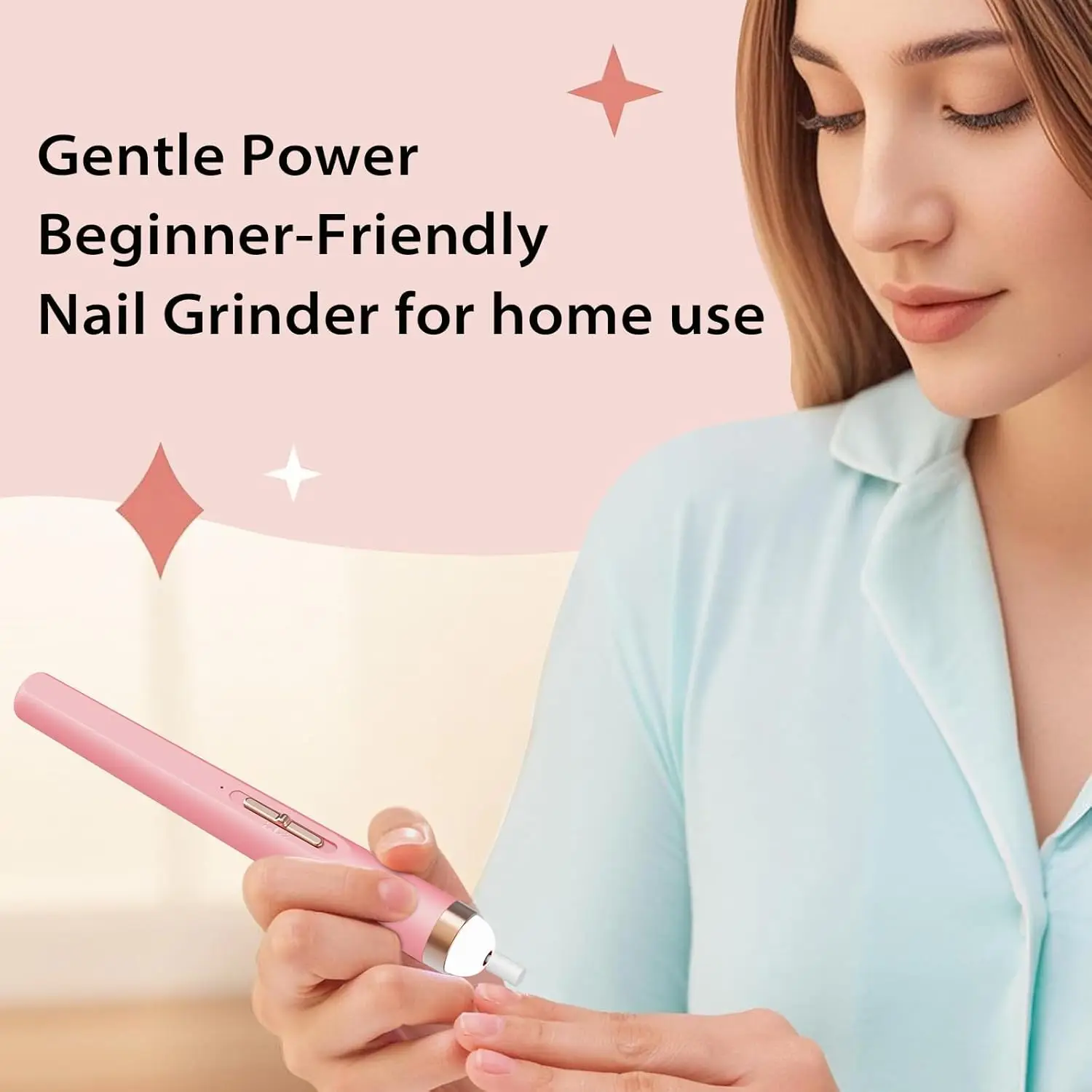 ワンドイング電動ネイルドリルキット充電式コードレスマニキュアキットポータブルネイル研磨機爪のトリミングと角質除去用