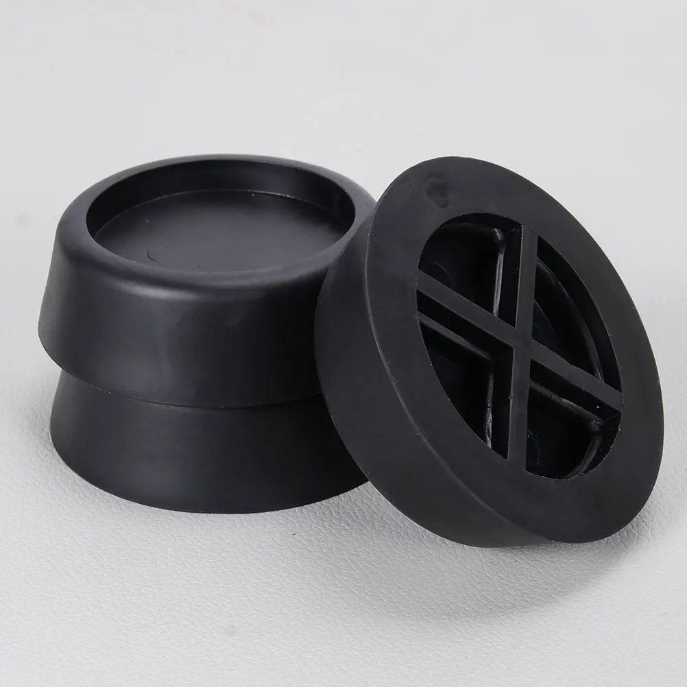 

4pcs Anti Vibration Pads for Washing Machine Feet Stabilizer Black Noise Reduction Furniture Protectors Resin Rubber Non Slip