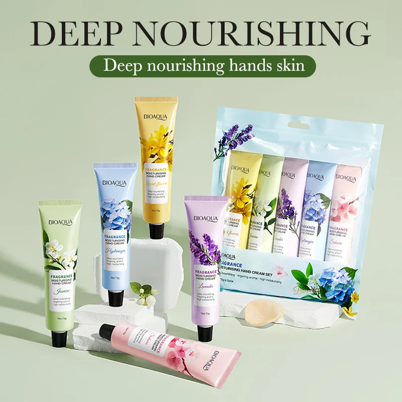 

Набор ароматических кремов для рук, увлажняющий, увлажняющий для сухой кожи, различные ароматы, нежность рук, разглаживает ощущение