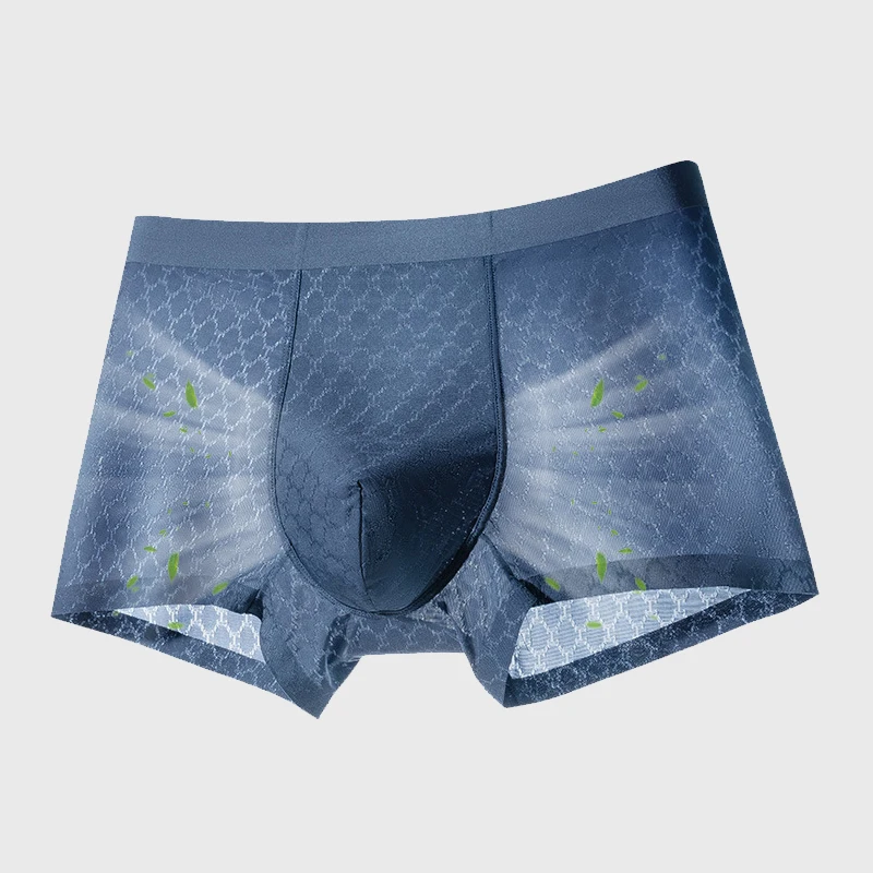 

4pcs Summer Ice Cooling Man Boxers Breathable Quick Dry Men Underwear Comfortable Male Under Shorts Panties L XL XXL 3XL Boxers