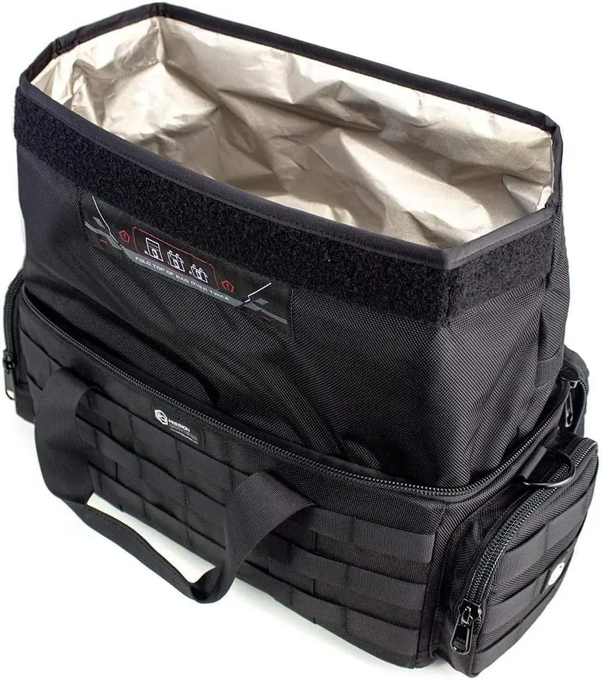 Darkness Padded Utility Faraday Bag // Tactical Gear Bag with MOLLE Webbing and RF Signal Blocking Liner // Shields Deli