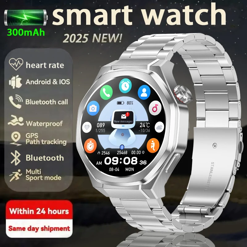 

Новая модель подходит для Huawei Smartwatch 5 Ultra GPS Trajectory движения 1,53-дюймовый экран 5,0 Bluetooth Call Business Watch 2025