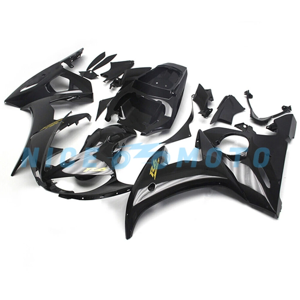 Gloss Black Fairing kit For YAMAHA YZFR6 2003 2004 2005 YZF R6 YZF-R6 Motorcycle Change Rebuild Body Fairings