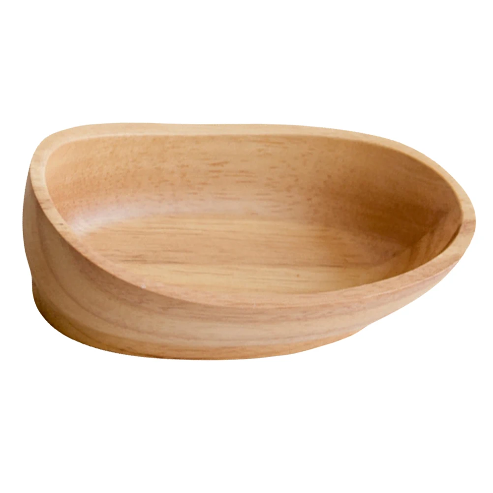 

Boat Shaped Sushi Tray High Grade Wood Smooth Surface Food Plate Snack Dish Japanese Style Home Restaurant Hotel Gift