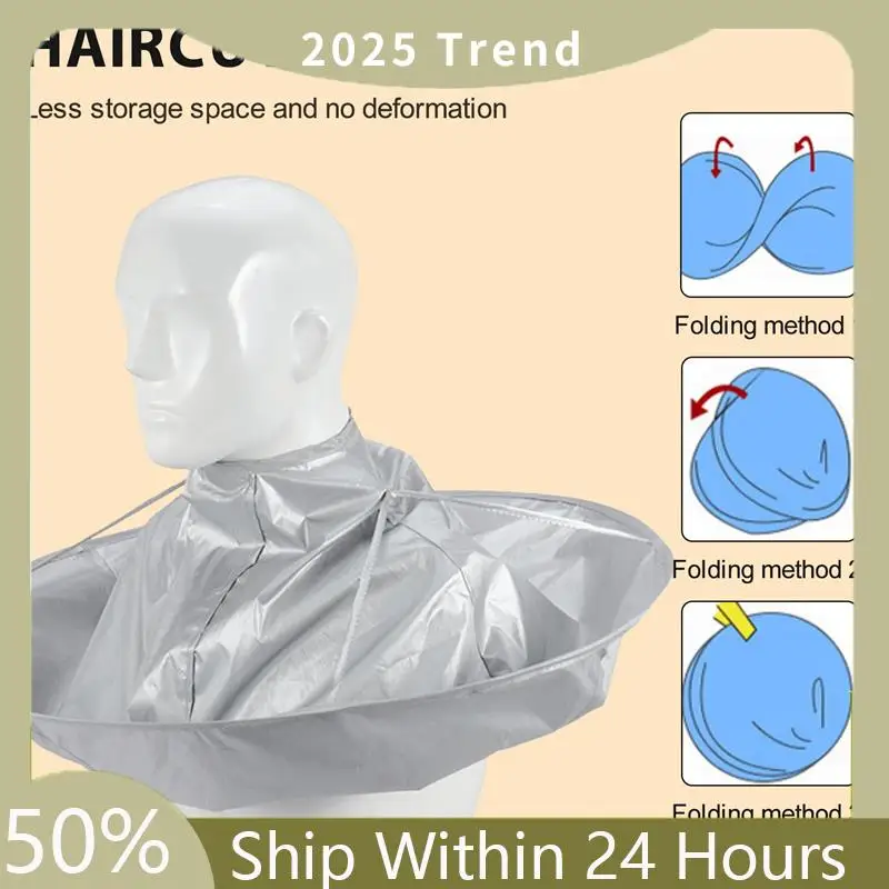 A75X أعلى إكسسوارات الشعر التفاف الشعر DIY قص الشعر عباءة مظلة كيب صالون الحلاق المنزل تصفيف الشعر غطاء الرأس القماش