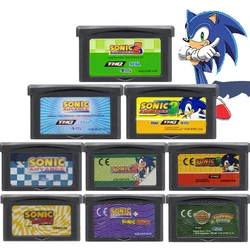 GBA Game Cartridge 32 Bit Video Game Console Card Hedgehog Genesis  For GBA/SP/DS