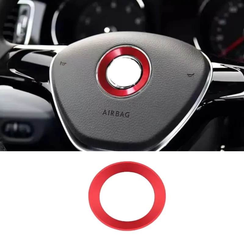 

Автомобильная консоль, руль, круг, наклейка, накладка из алюминиевого сплава, наклейки для VW Golf 6 7, Polo Tiguan Passat B6, аксессуары для интерьера