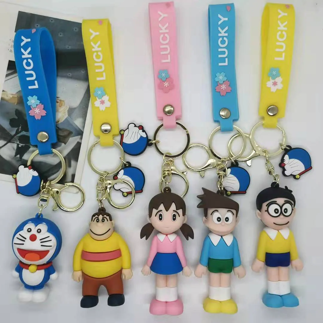 

Creative Cartoon Anime Doraemon Series Doraemon Nobita Shizuka Doll Keychain Bag Car Keychain Fashion Toys Anime Cartoon Frind