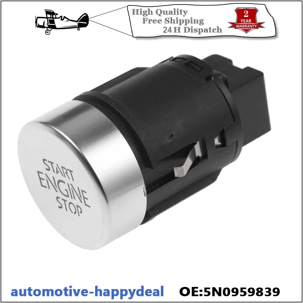 Car Start Stop Button Switch for VW for Tiguan 2008-2016 Sharan 2011-2016 5N0959839