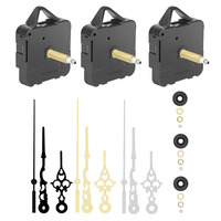 Long Shaft Quartz Clock Movement Replacement Kit DIY Clock Mechanism with Pendulum and Clock Hands for Easy Setup
