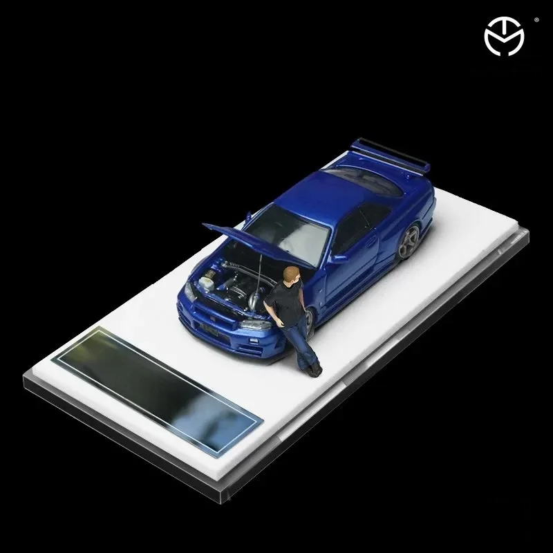 タイムマイクロ 1/64 スカイライン R34 カメレオン/ファルケン/ピンク