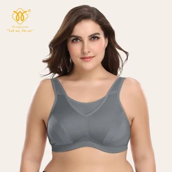 WTrinity Love-Soutien-gorge de sport à fort impact pour femmes, sous-vêtements d'été, lingerie sans anneau en acier, couverture complète, glaçure de gymnastique, grande taille