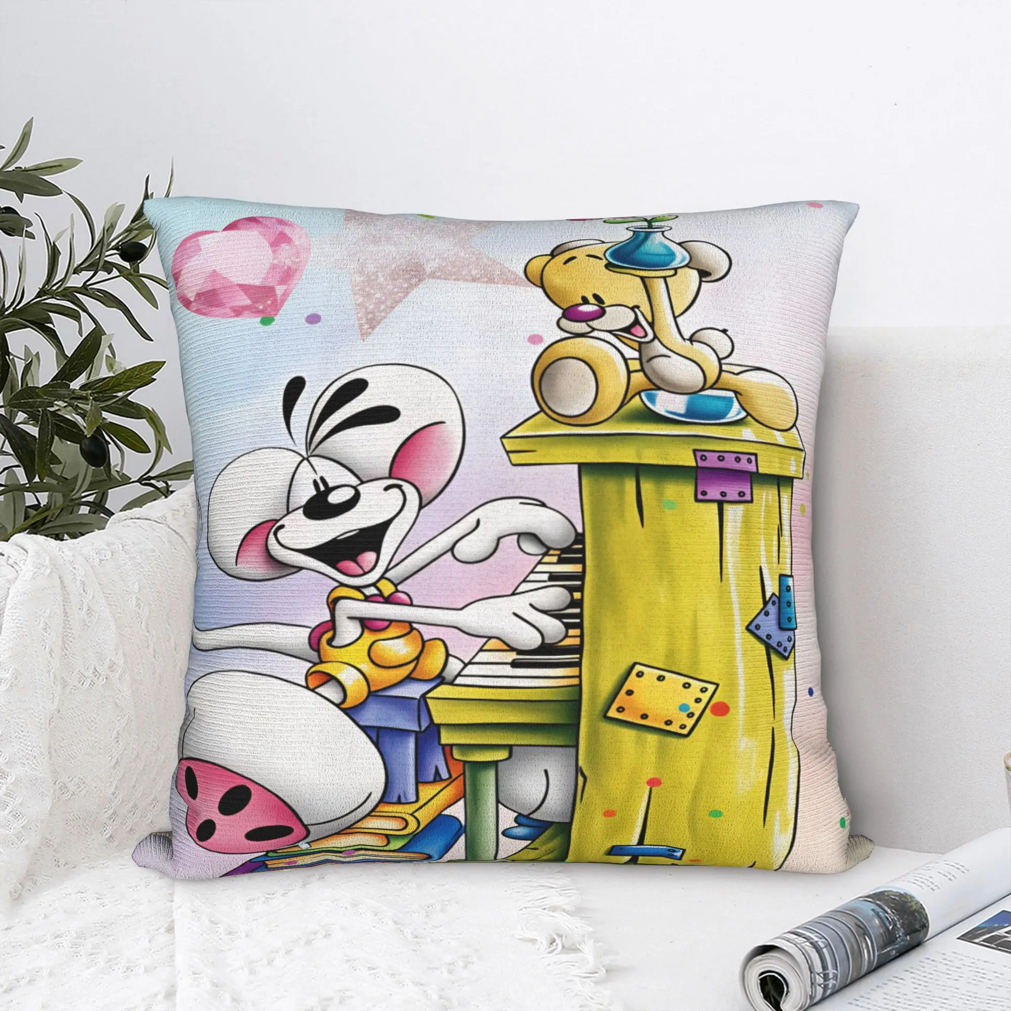 Diddl Pimboli Pillowcases  Morden Pillow Case For Living Room Bed Chair Comfy Pillow Cover