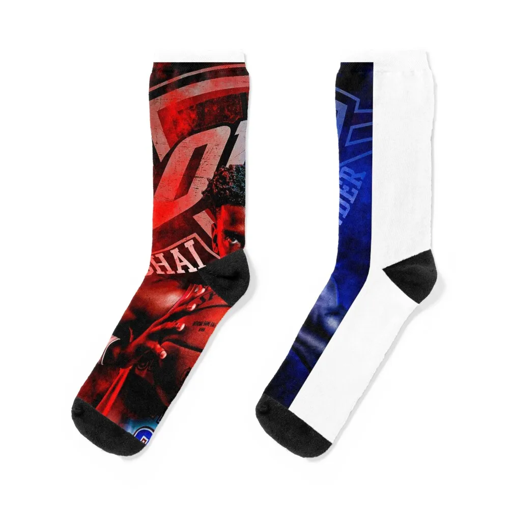 Shai Gilgeous-Alexander Socks heated summer Socks For Man Women's