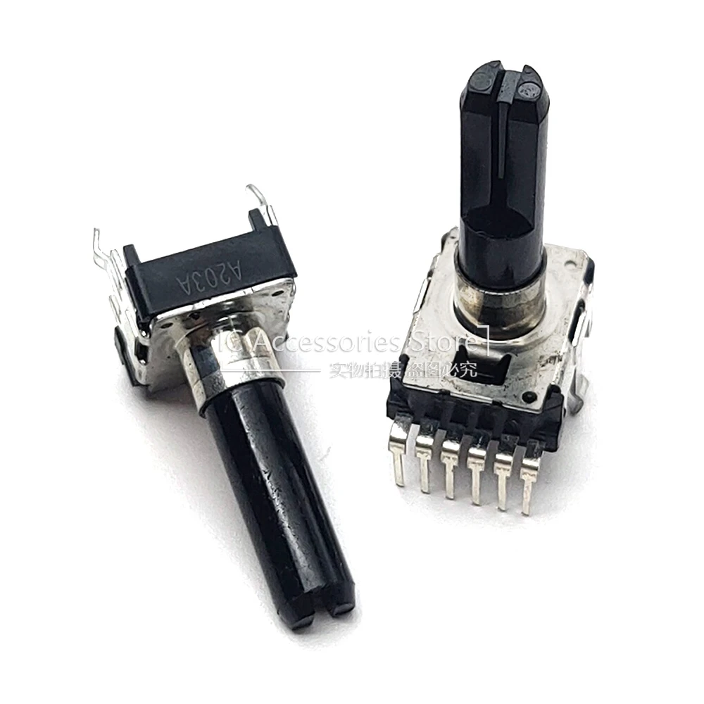 1PCS RK12 Type Vertical 6Pin A20K A203A Volume Potentiometer D Shaft Length 22.5MM