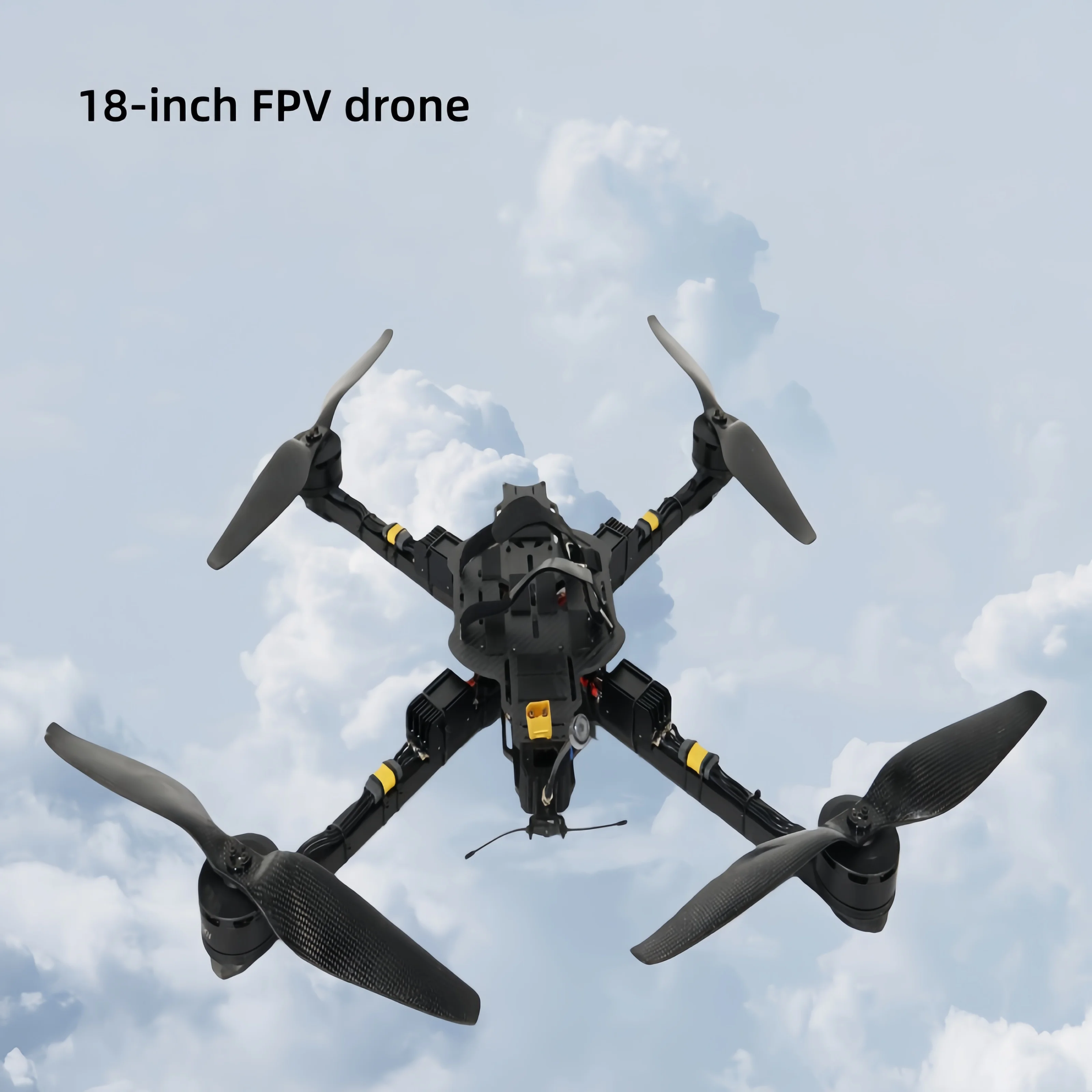 18-inch X-Type Frame Carbon Fiber Professional RC FPV Racing HD Night Vision Camera 31-40 Minute Flight Time 13kg Payload