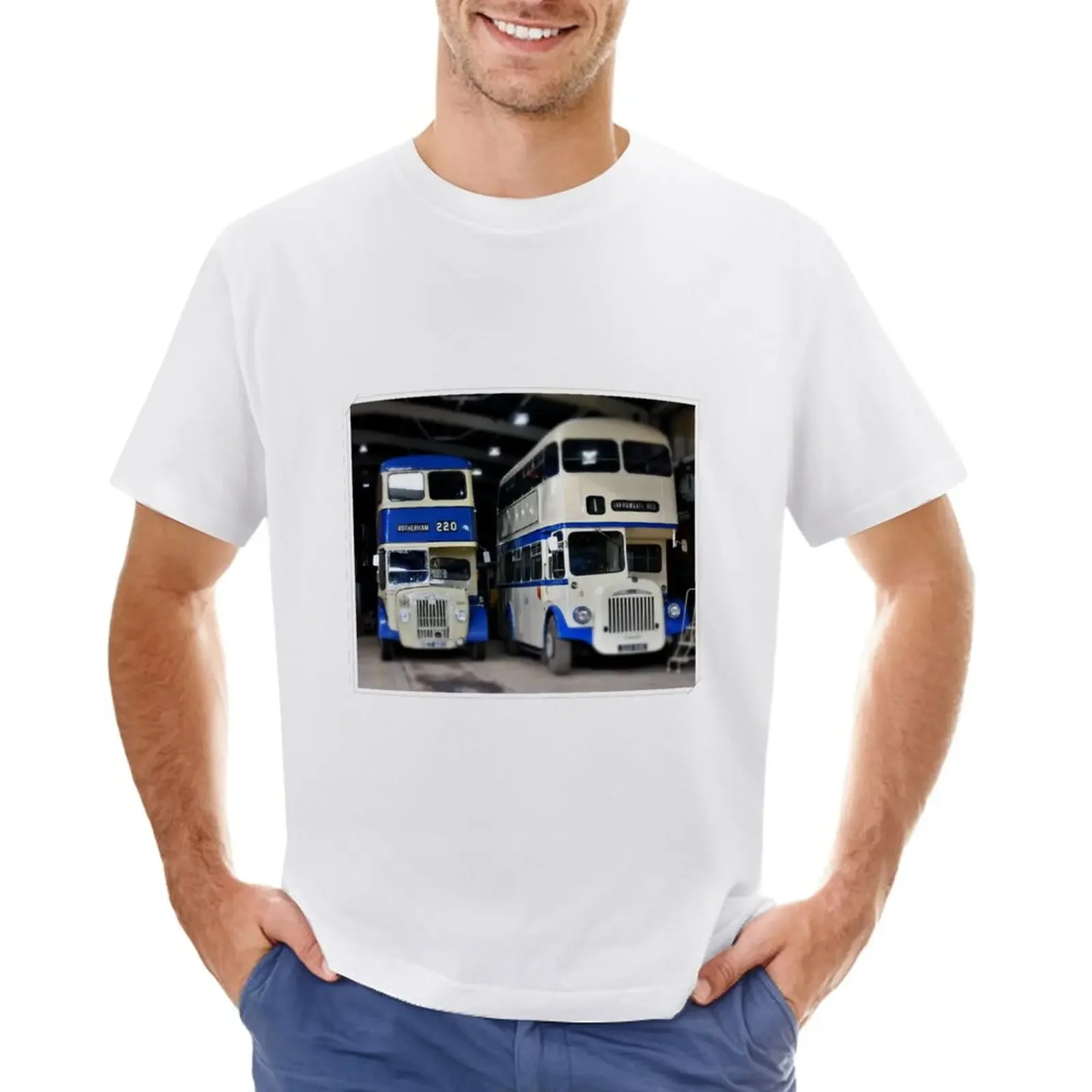 double decker buses T-Shirt Blouse customs design your own blacks sweat mens funny t shirts